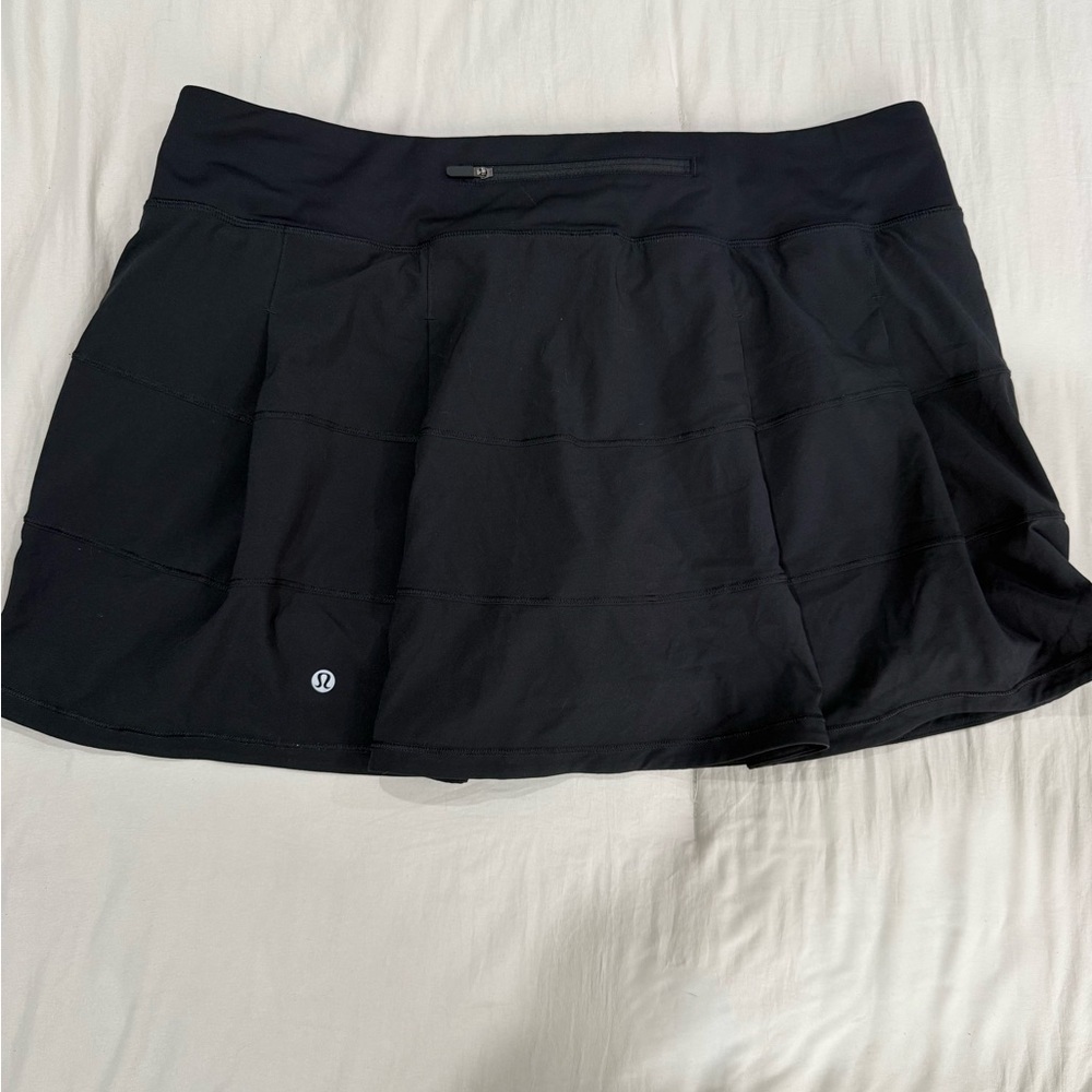 lululemon athletica Black Skater Skirt with Zip Pocket